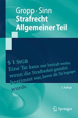 Gropp/Sinn, Strafrecht Allgemeiner Teil, 5. Auflage